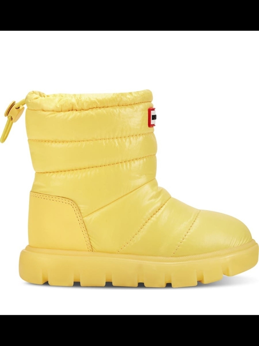 Hunter Yellow Puffy Winter Boots - Picture 3 of 4